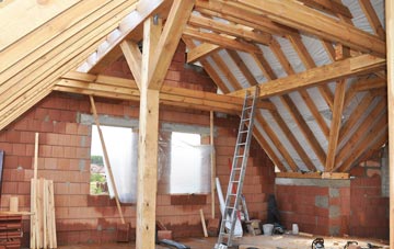 Llan Mill attic trusses